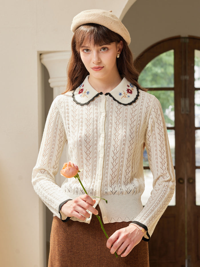 【Final Sale】Scarlett Peter Pan Collar Shirt
