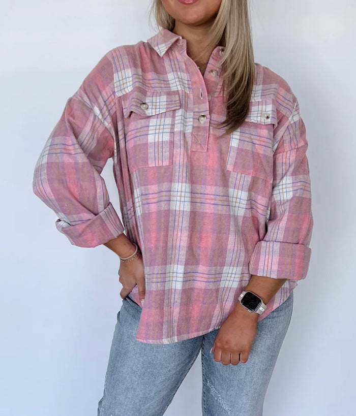 Flannel Pullover
