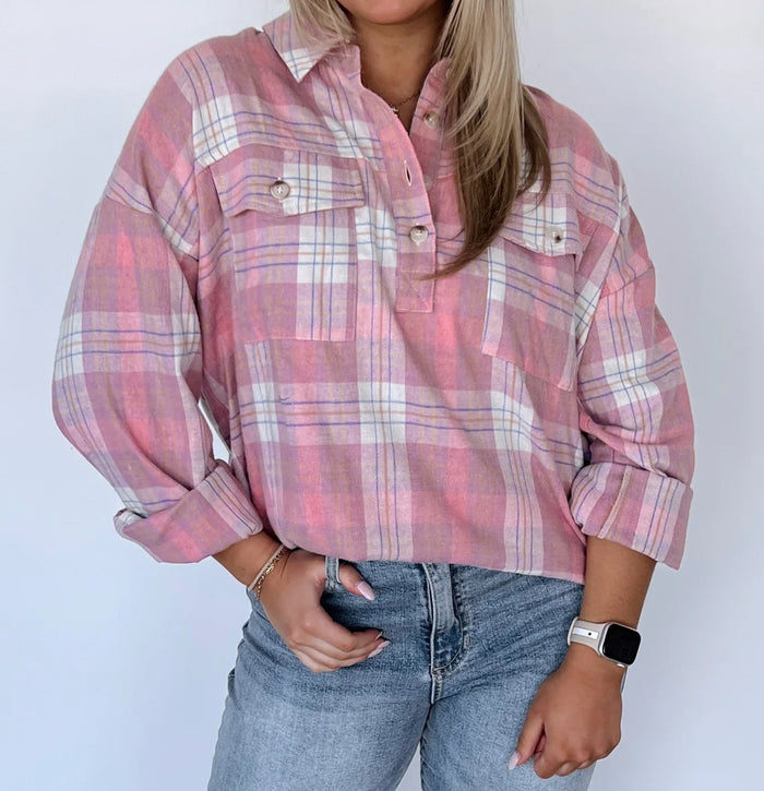 Flannel Pullover