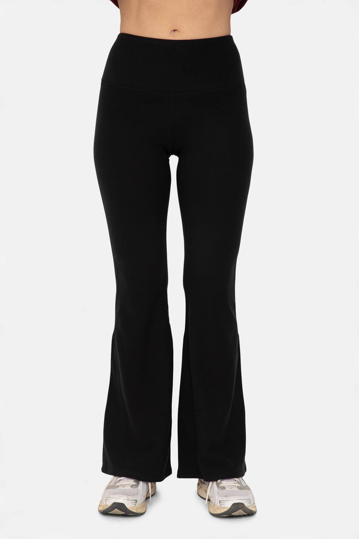 Flared Fleece Yoga Pants