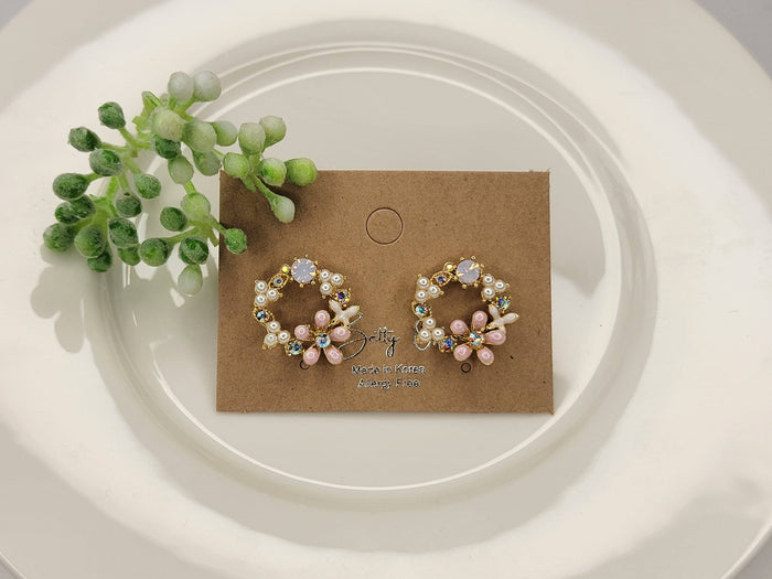 Floral Post Earrings