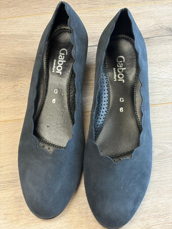 Gabor - Navy Court Shoe