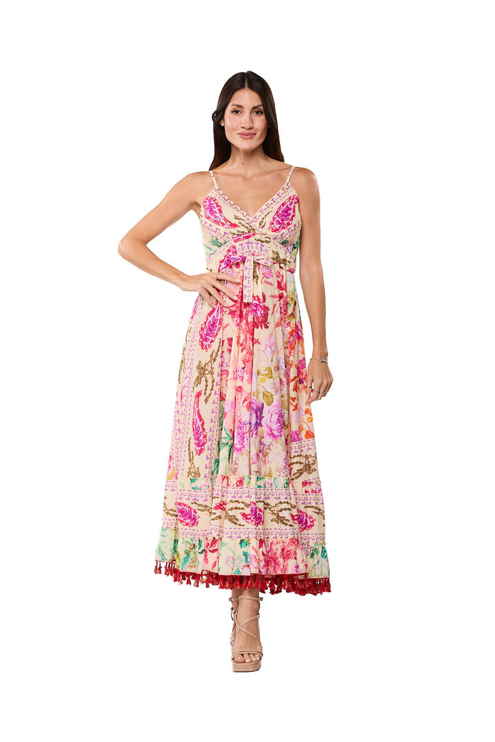 Garden Romance Tiered Maxi Dress-26696