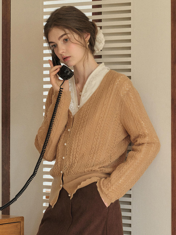 Giunone Mohair-Merino Revival Cardigan
