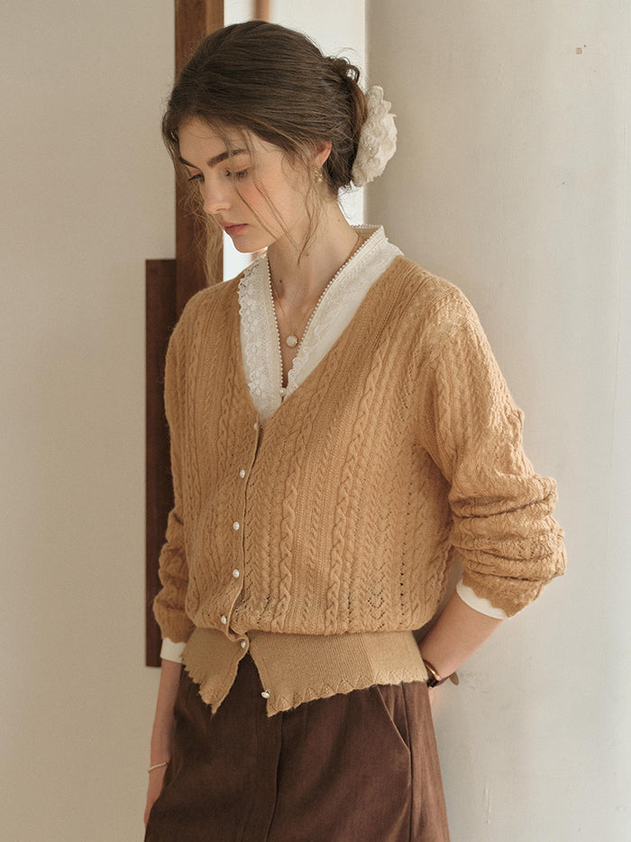 Giunone Mohair-Merino Revival Cardigan