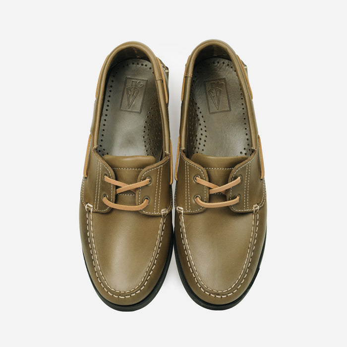 GLOUCESTER BOAT SHOE - MOSS