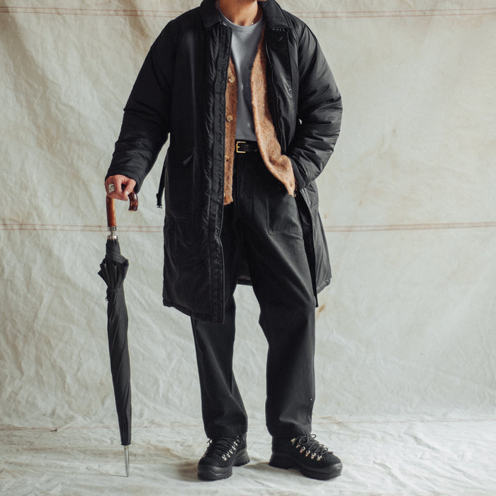 HAMMOND INSULATED LONG COAT - BLACK