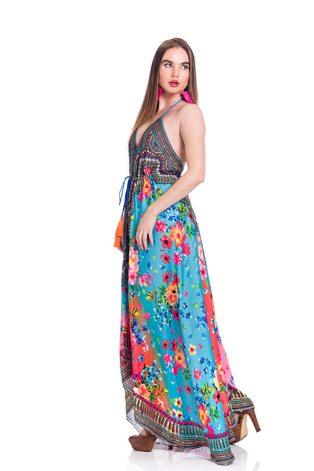 Hawaii dress, floral dress.