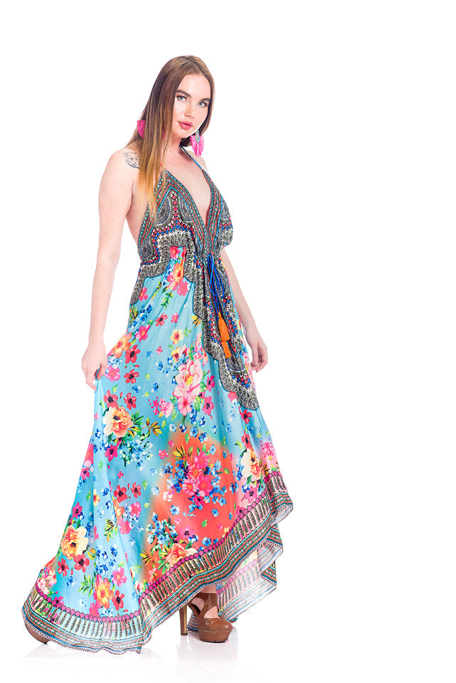 Hawaii dress, floral dress.