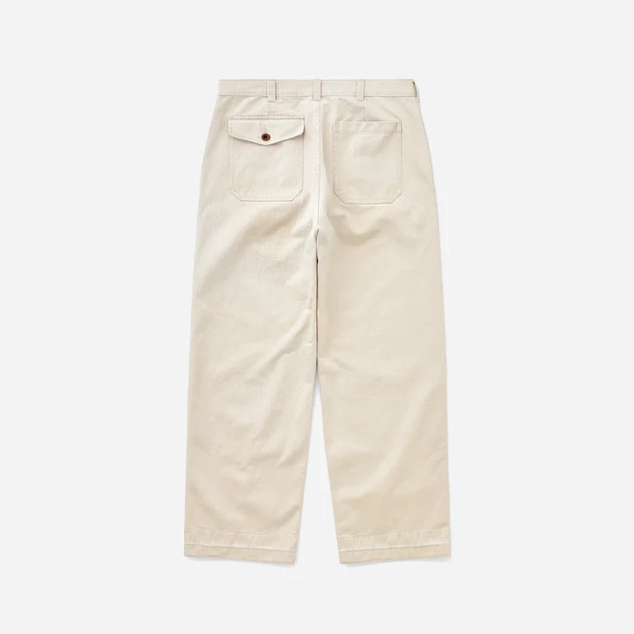 HBT STRAIGHT LEG PORT PANT - ECRU