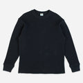 HEAVY WAFFLE SWEATER - DARK NAVY