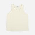 HEAVY WAFFLE TANK TOP - MARSHMALLOW