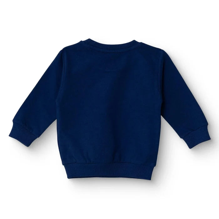 HelloBaby Basic Baby Boy Sweatshirt - Navy Blue - ebebek - Black Friday
