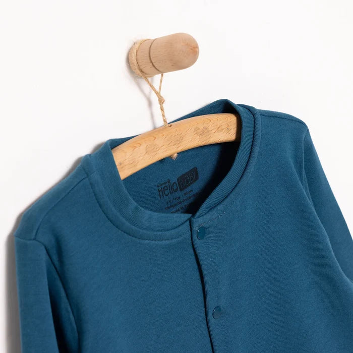 HelloBaby Basic Boy Cardigan - Dark Blue - ebebek - Black Friday
