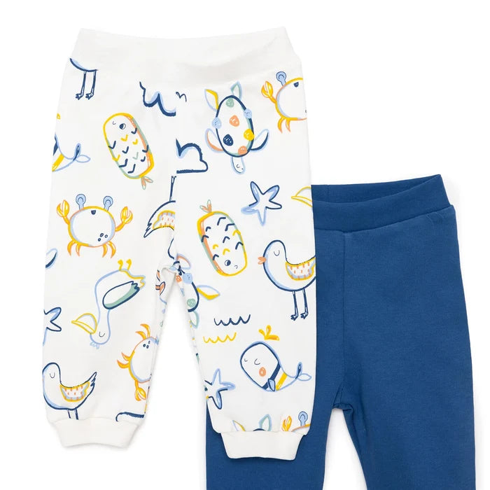 HelloBaby Basic Boy Joggers 2 pcs - Navy Blue - ebebek - Black Friday