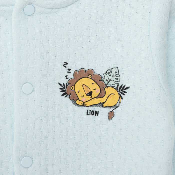 HelloBaby Boy Quilted Cardigan - Blue - ebebek - Black Friday