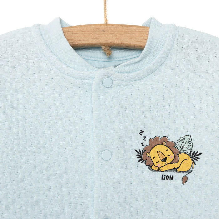 HelloBaby Boy Quilted Cardigan - Blue - ebebek - Black Friday