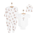 HelloBaby Girl Jumpsuit - Body - Hat - Ecru Ecru - ebebek