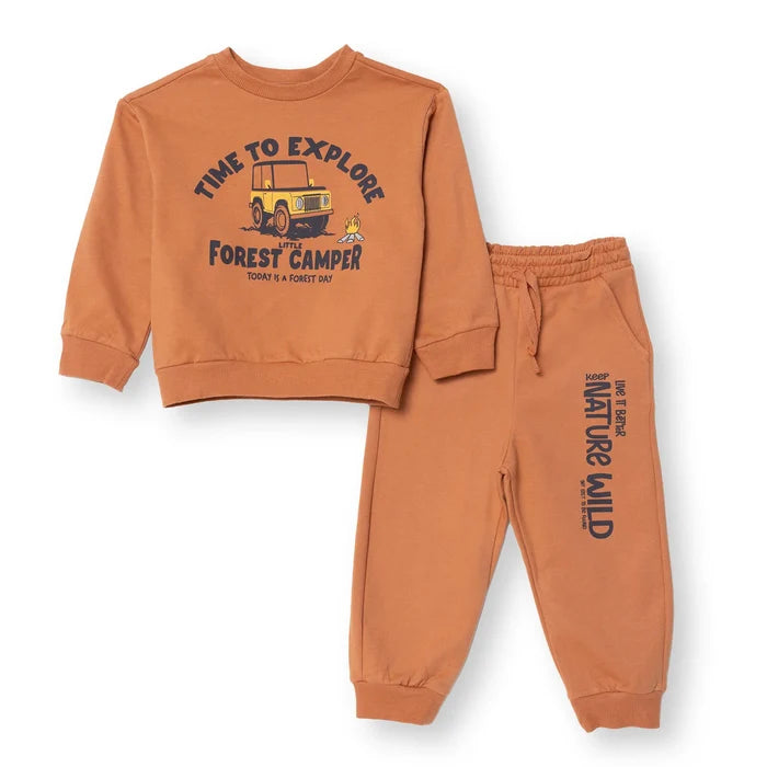 HelloBaby Jogging Set - Brown - ebebek - Black Friday