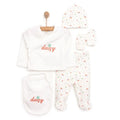 HelloBaby Newborn 5 pcs Starter Set - Ecru Ecru - ebebek