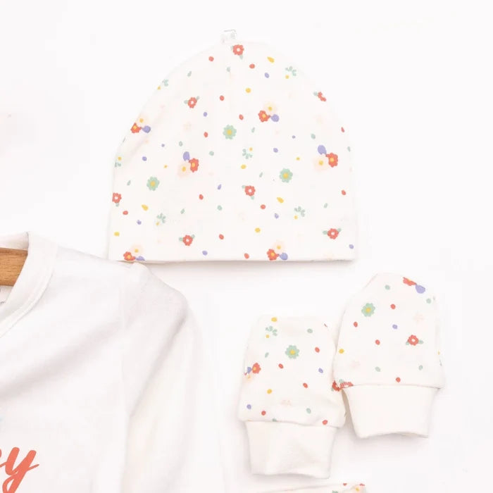 HelloBaby Newborn 5 pcs Starter Set - Ecru Ecru - ebebek