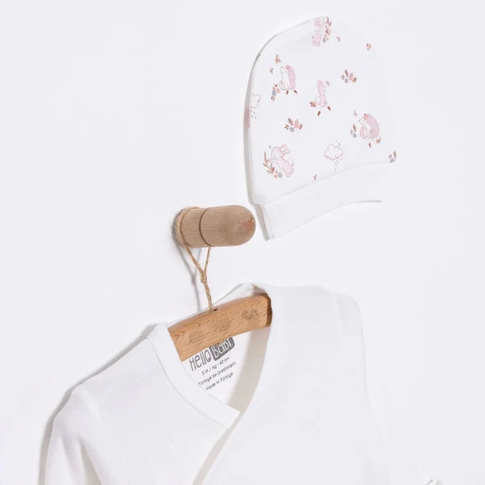 HelloBaby Newborn Baby Girl Set - Ecru Ecru - ebebek