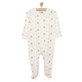 HelloBaby Newborn Girl Organic Footed Jumpsuit - Ecru - ebebek - Black Friday