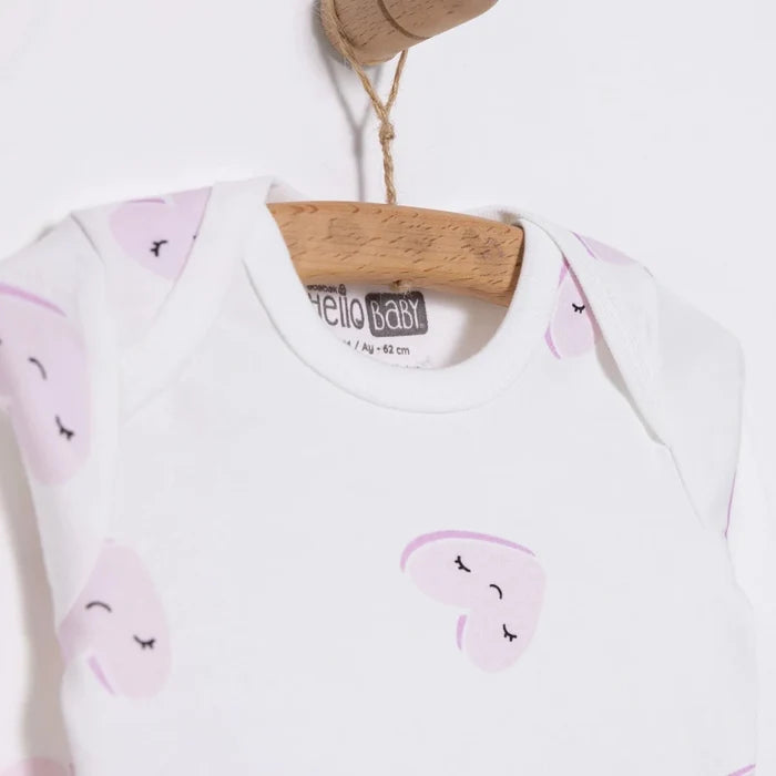 HelloBaby Unisex Body - Footless Bottom - Ecru Ecru - ebebek