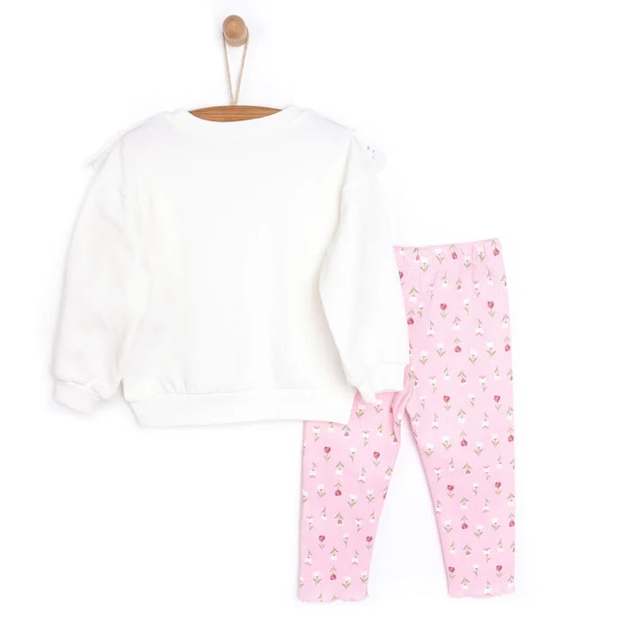 HelloBaby Winter Fairytale Leggings Set - Ecru - ebebek - Black Friday