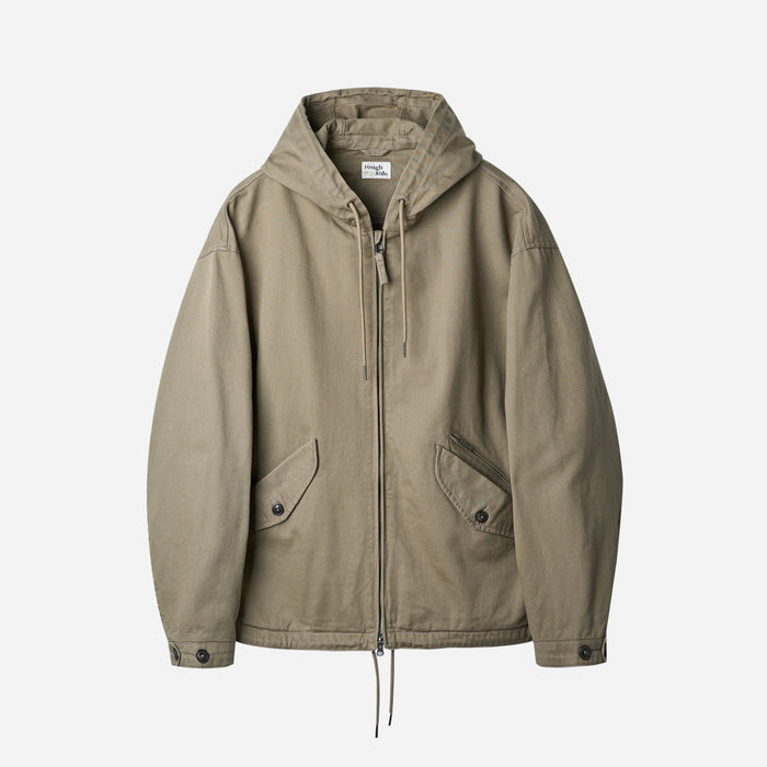 HILL CANVAS PARKA JACKET - SAND