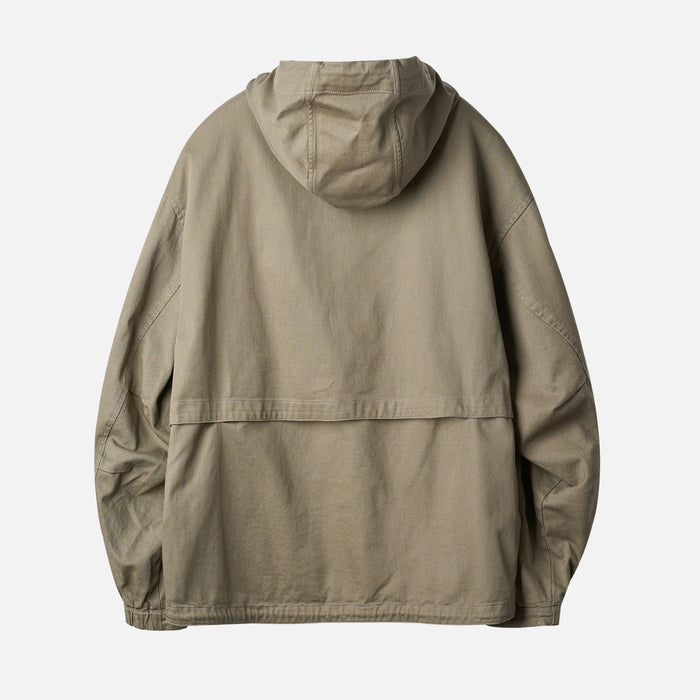 HILL CANVAS PARKA JACKET - SAND