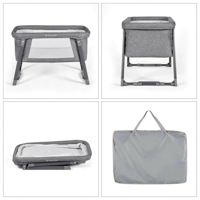 Ickle Bubba Mini Rocker Crib - Space Grey - ebebek - Black Friday
