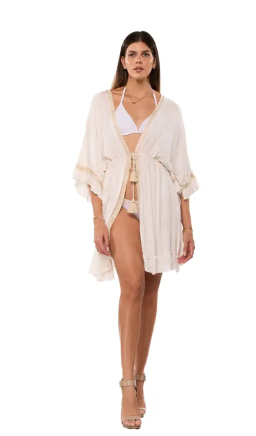 ivory short coverup bo-2844