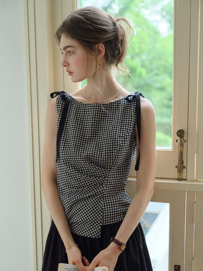 Josie Simple Bow Tank Top