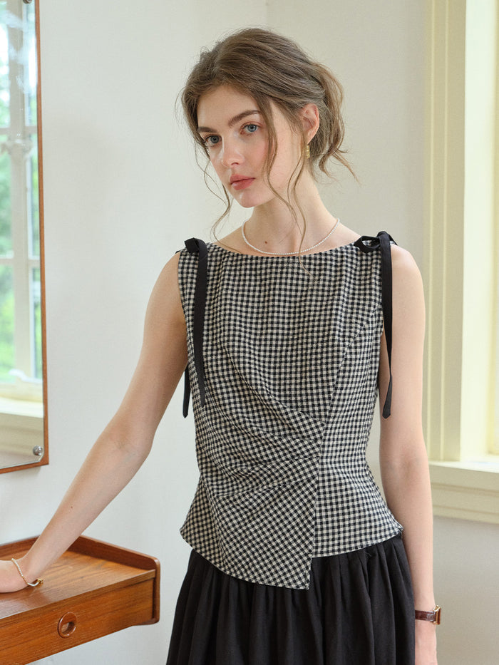 Josie Simple Bow Tank Top