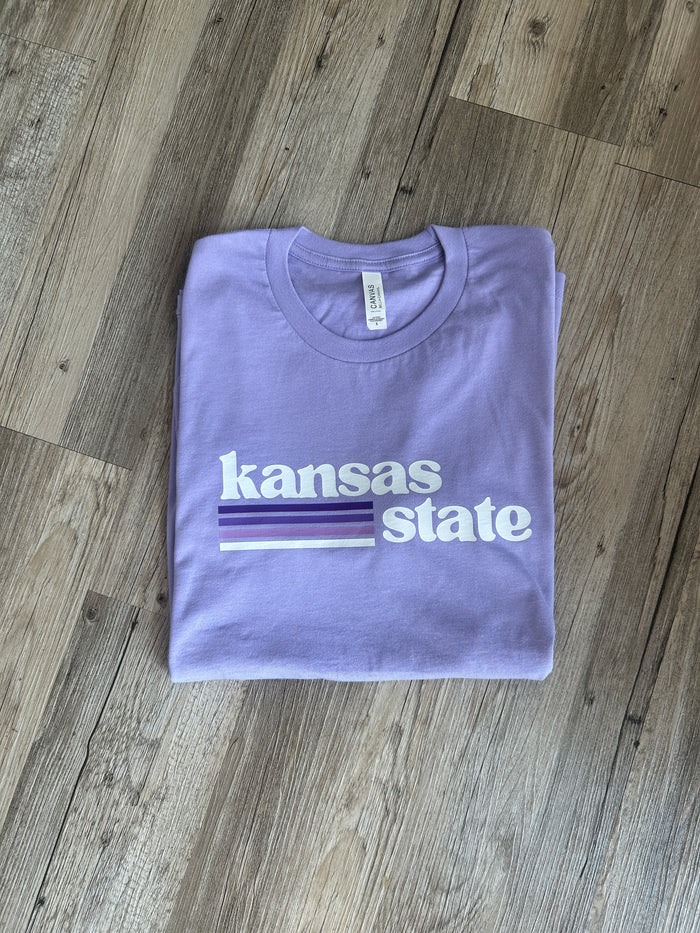 KSU Stripe Tee