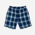 LAX CHECK MADRAS SHORTS - NAVY/WHITE