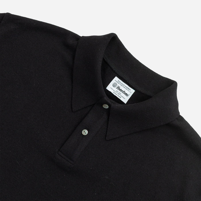 LIGHT WAVE SUMMER POLO SHIRT - BLACK