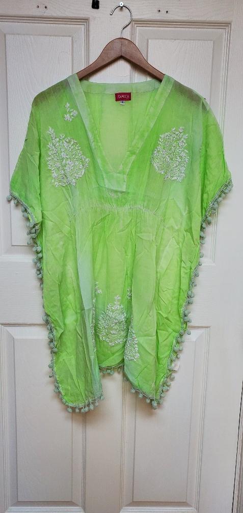 Lime green coverup