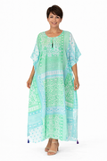 Long comfortable cotton kaftan- ch-3043