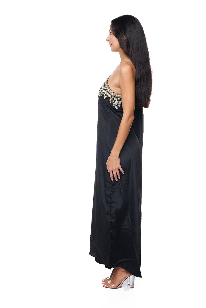 M-170 ONE SHOULDER PRINCESA DRESS