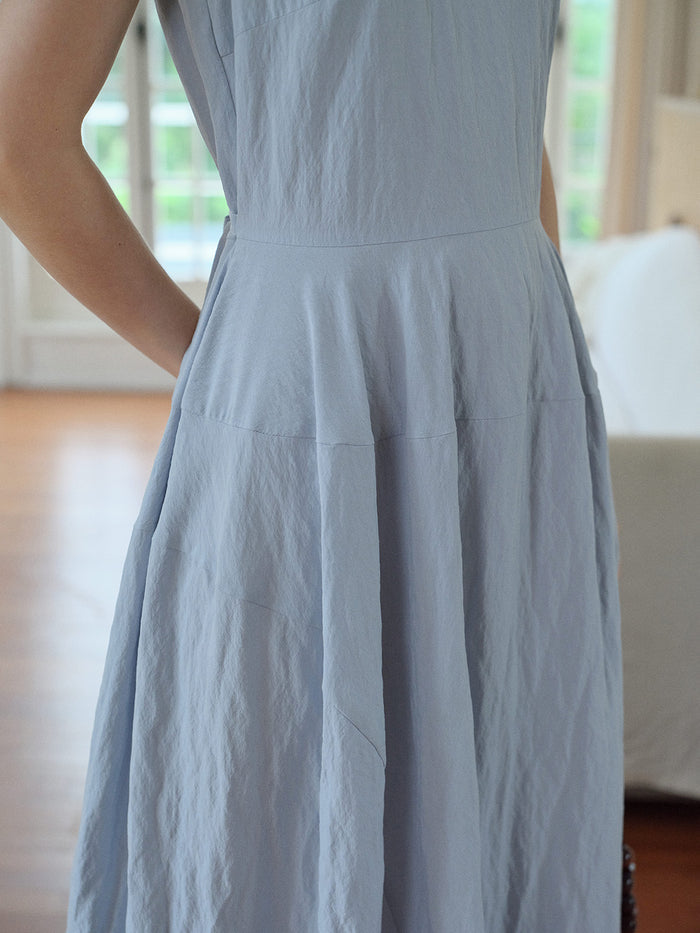 Maci Round Neck Simple Dress