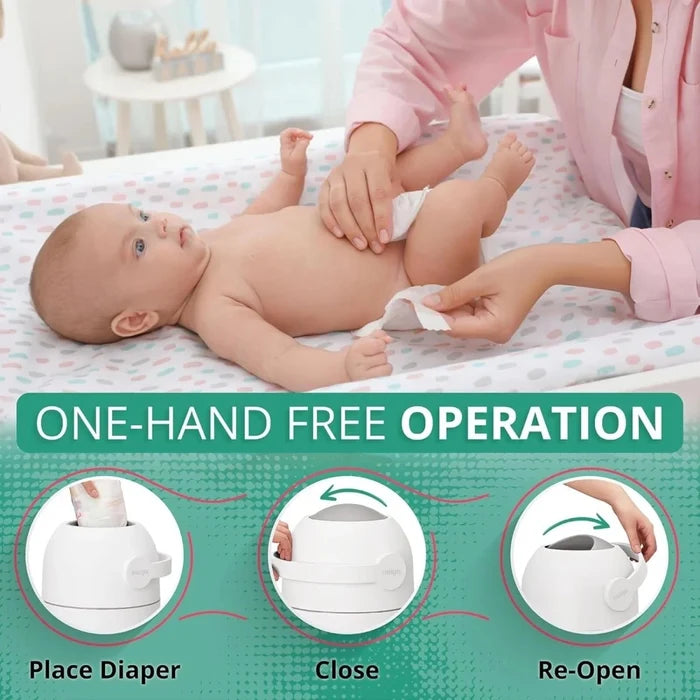 Magic Majestic Nappy Bin - Beige - ebebek
