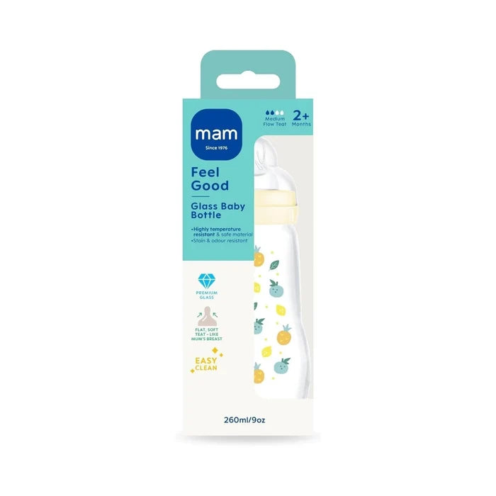 MAM Feel Good Glass Bottle 260ml - ebebek - Black Friday