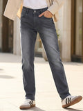 Men's Grey Slim Fit Stretch Jeans