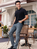 Men's Light Grey Slim Fit Denim Jeans Stretchable