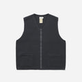 MILO KNIT VEST - COAL