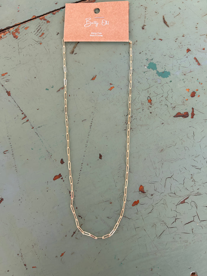 Mini Paperclip Necklace