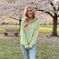 Mint Zip Pullover