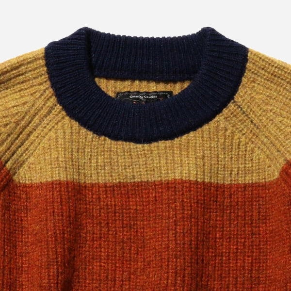 MULTI STRIPE CREW JUMPER - MULTI
